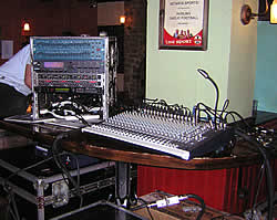 Mixing Desk and Amps